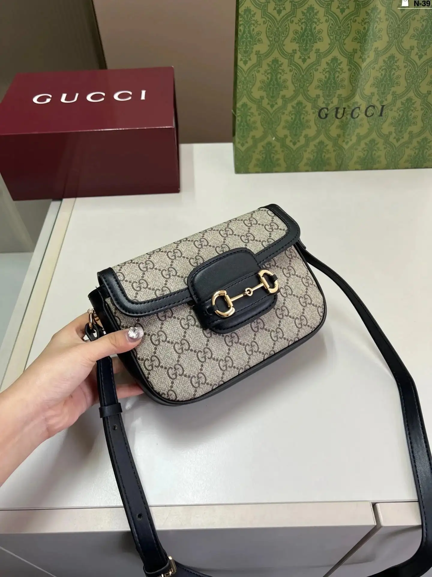 Gucci GG Supreme Horsebit Shoulder Bag 7 · Gucci 1:1 rep bag from $61 · DHL from Guangzhou, China