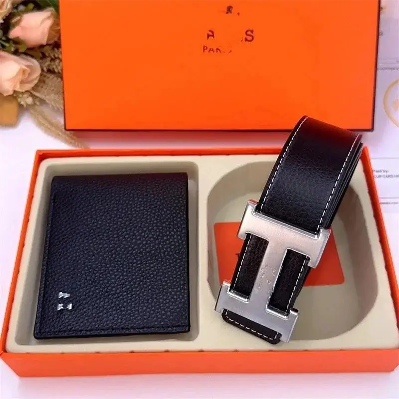 Hermès H Buckle Belt & Wallet Set 2 · Hermès 1:1 rep bag specialty batch · DHL from Guangzhou, China