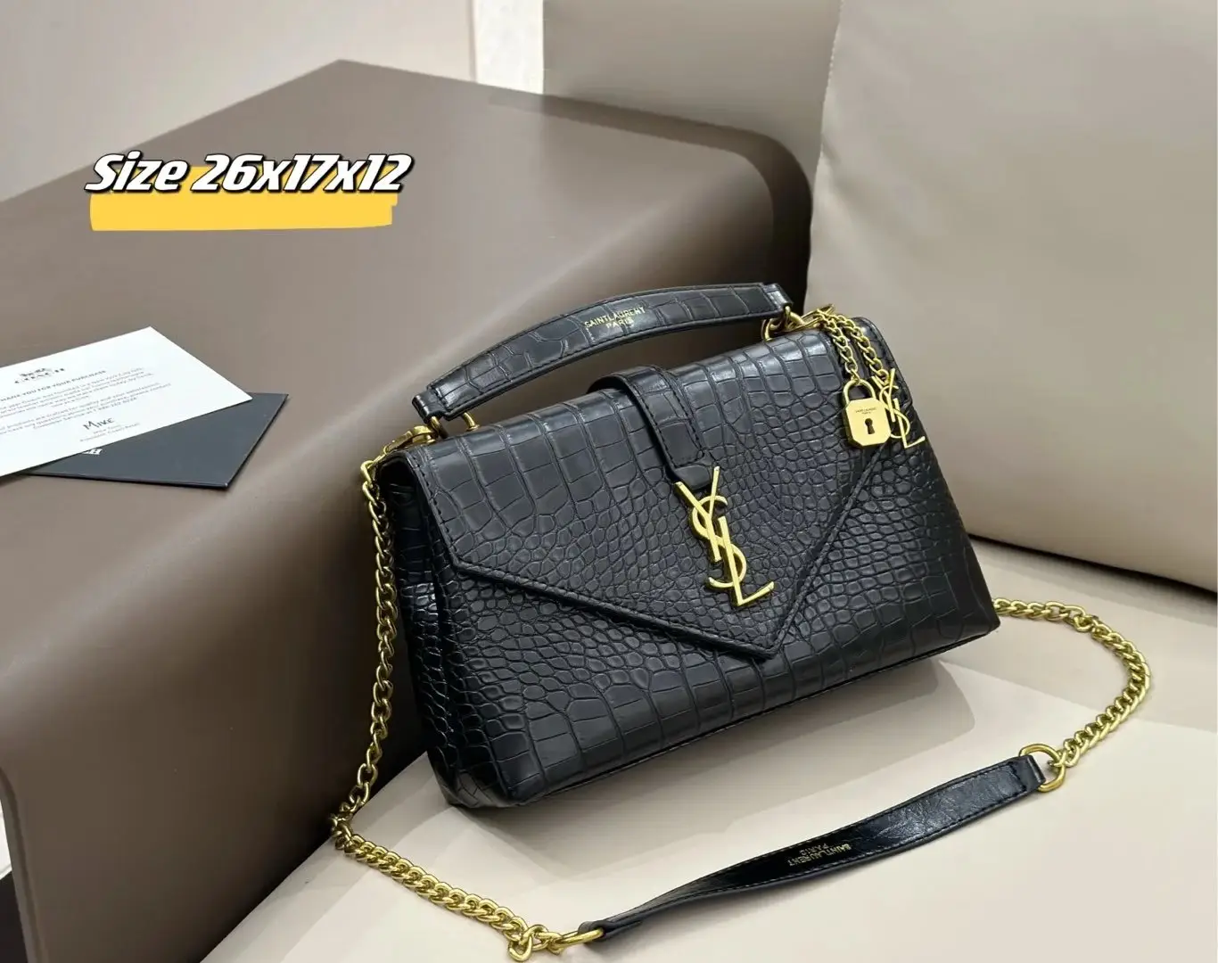 Saint Laurent Chain Bag 5 — YSL 1:1 rep bag from $34 · DHL from Guangzhou, China